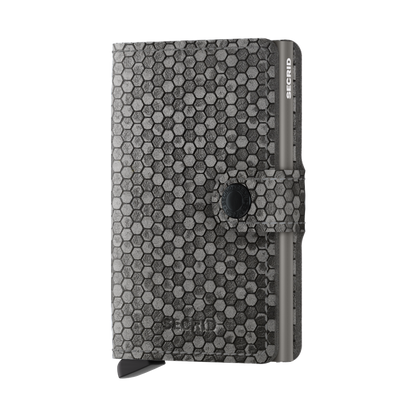 SECRID - MINIWALLET - HEXAGON GREY