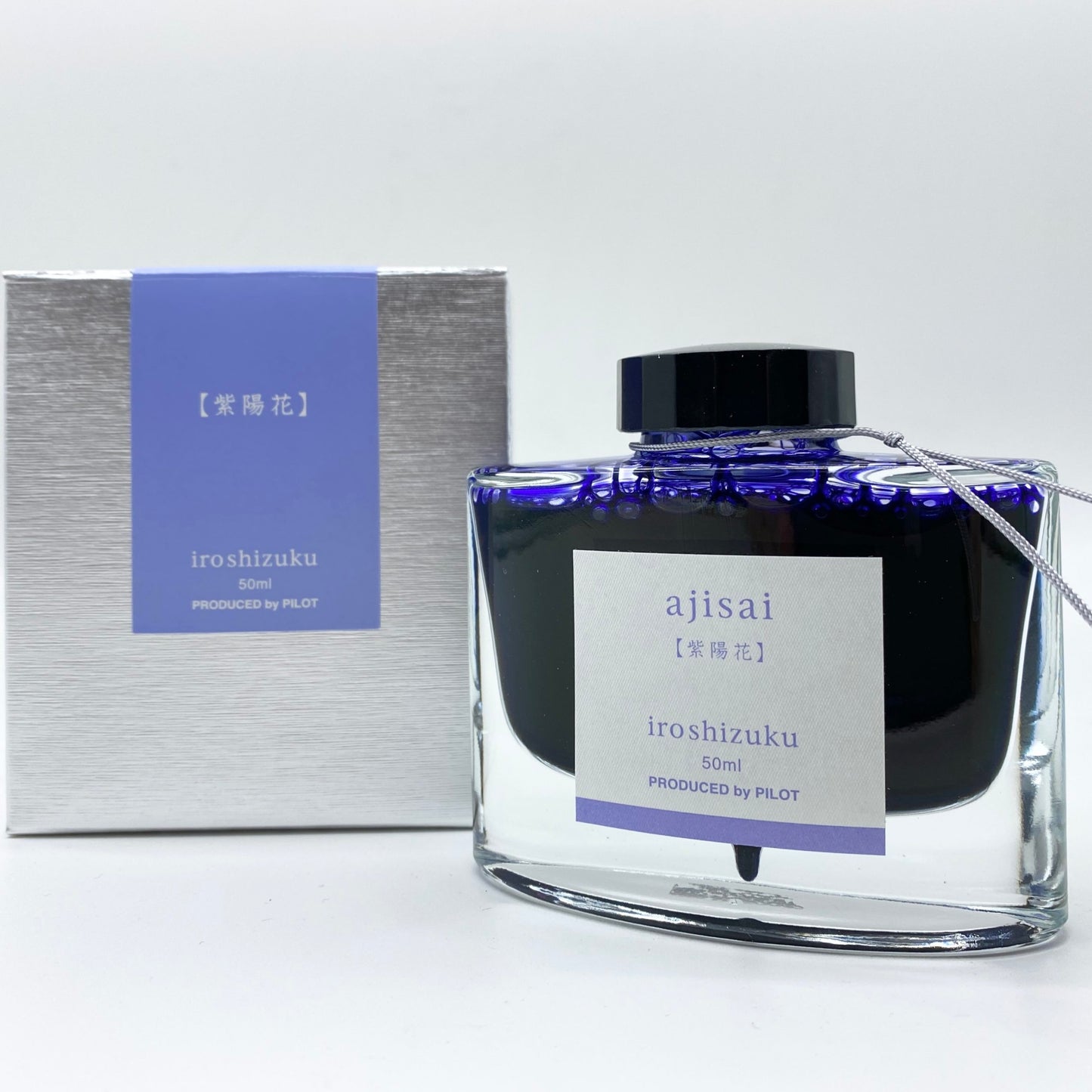 PILOT - Iroshizuku 50ml Bottled Fountain Pen Ink - Ajisai Ink Swatches - Free Shipping to US and Canada - 百乐 色彩雫 紫阳花 试色