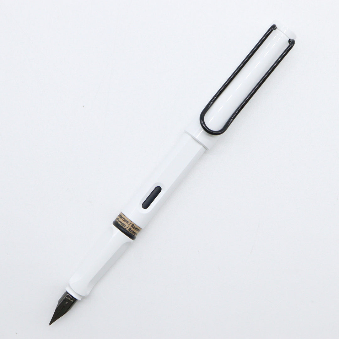 LAMY Safari White with Black Clip - Fountain Pen - 2022 Special Edition