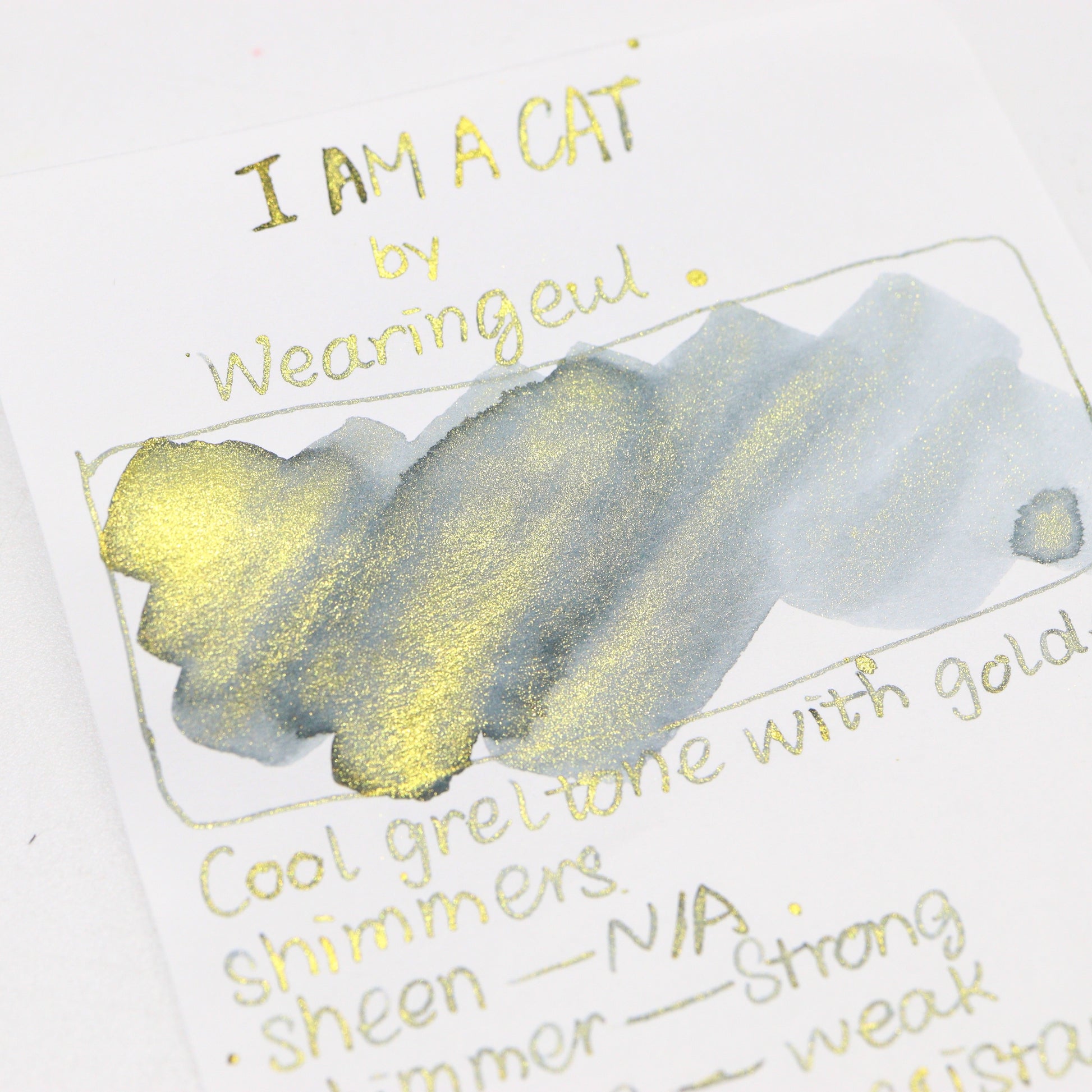 Wearingeul I am a Cat 吾辈是猫 Ink Swatches and Writing Samples - Free shipping to US and Canada - Buchan's Stationery