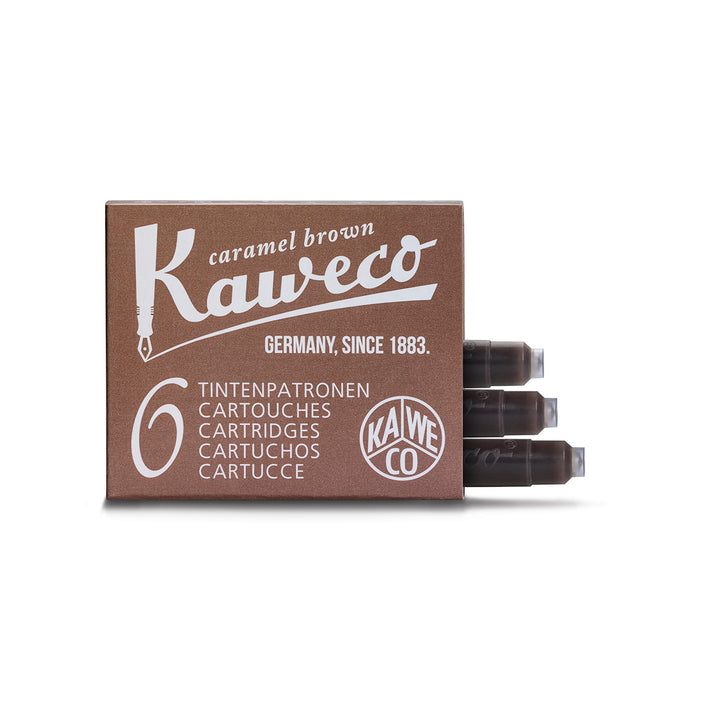 Kaweco Ink Cartridges 6-Pack Caramel Brown