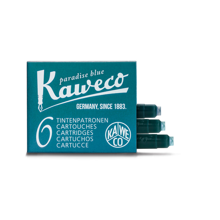 Kaweco Ink Cartridges 6-Pack Paradise Blue