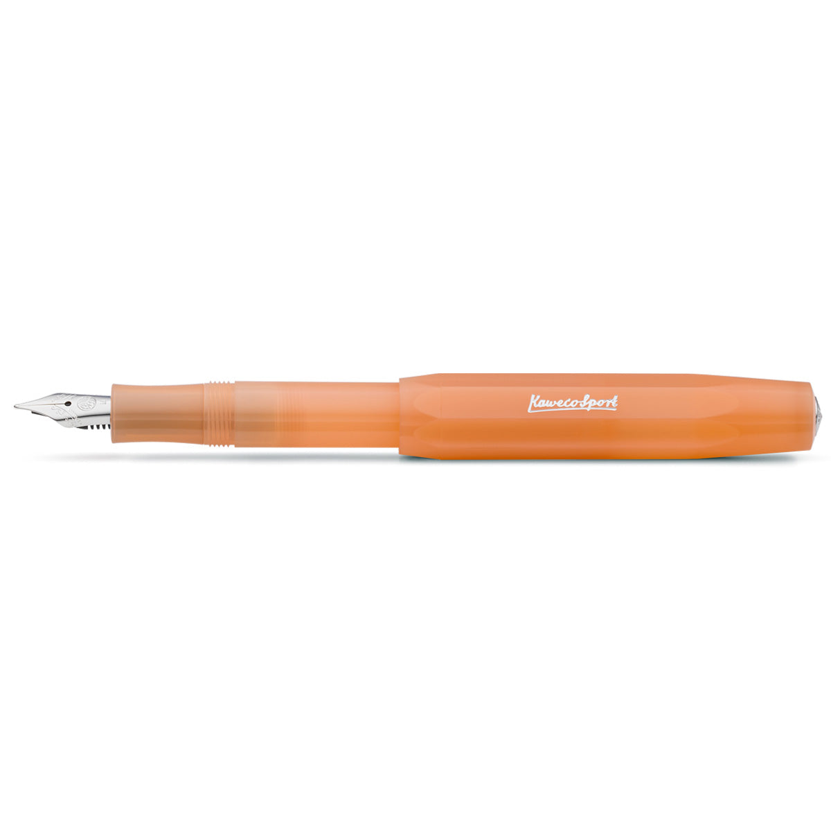 Kaweco FROSTED SPORT Fountain Pen Soft Mandarine - Buchan's Kerrisdale Stationery