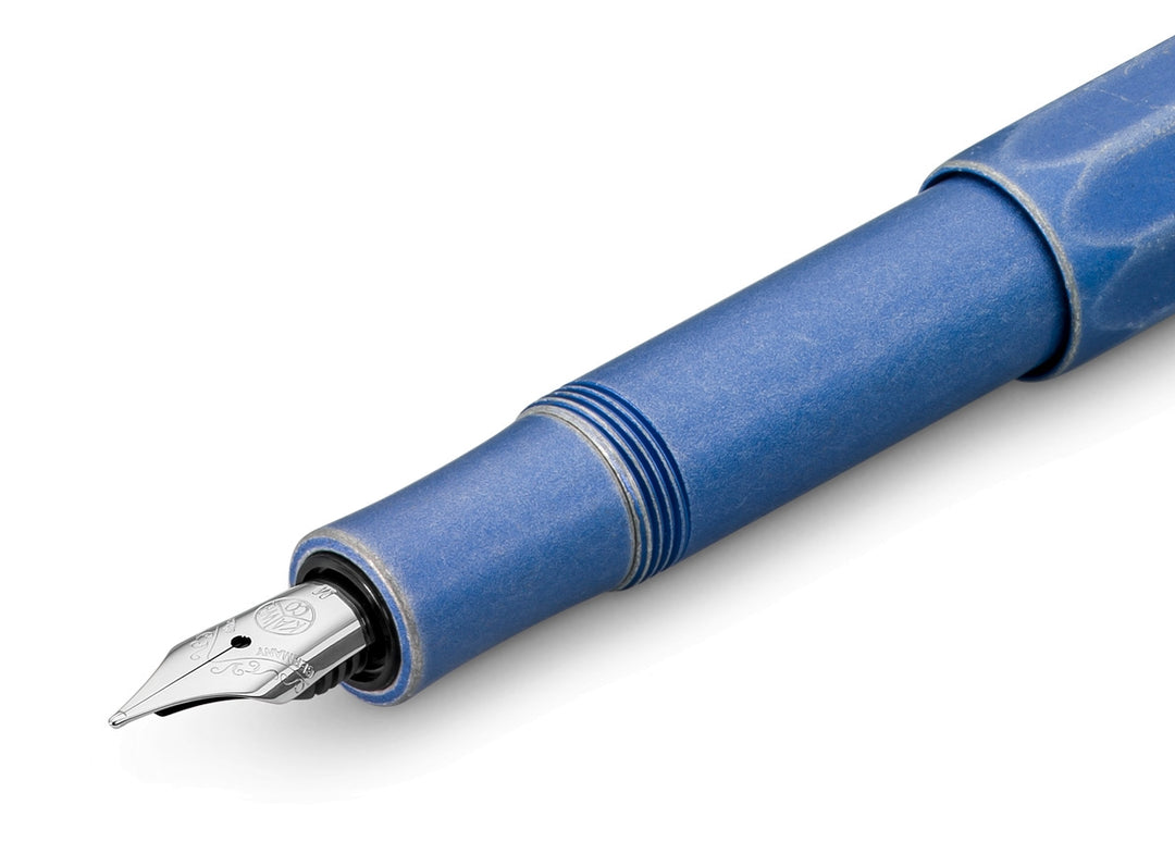 Kaweco - AL SPORT Fountain Pen - Stonewashed Blue - Free Shipping to US and Canada - Buchan's Kerrisdale Stationery