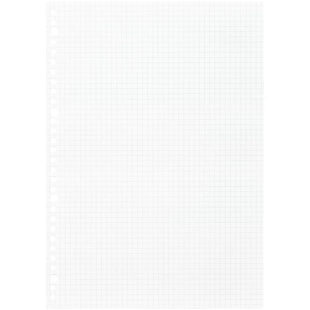 Buy Japanese Stationery in Vancouver Canada and the US - Maruman - A4 Grid Loose Leaf Paper - 5mm, 30 Holes, 100 Sheets