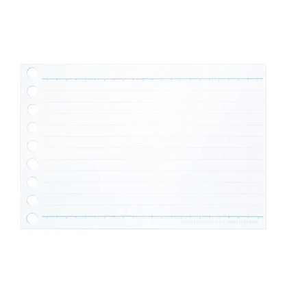 Buy Japanese Stationery in Vancouver Canada and the US - Maruman - MINI Ruled Loose Leaf Paper - 6 mm, 100 Sheets