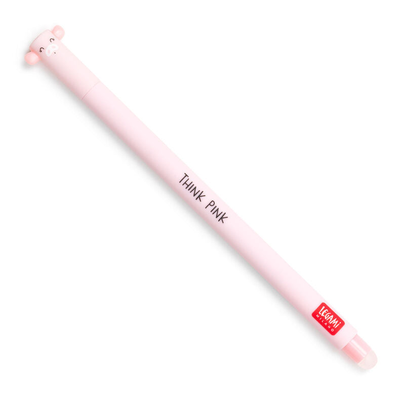 LEGAMI - Erasable Gel Pen - Pig