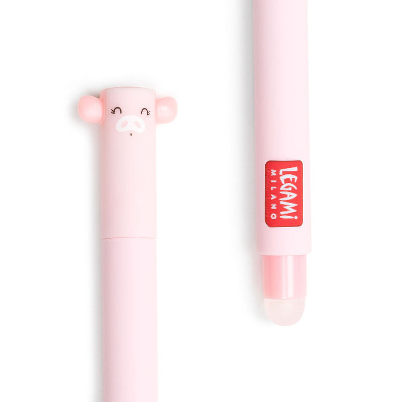 Legami - Erasable Gel Pen - Pig