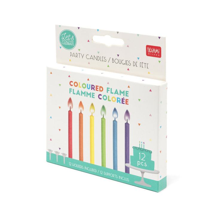 LEGAMI - Party Candles with Coloured Flames