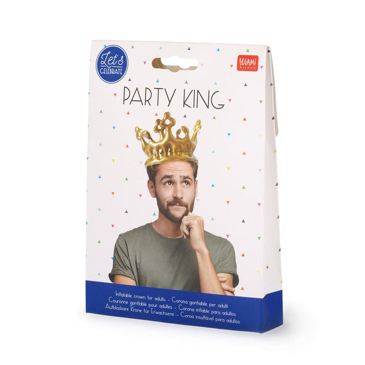 LEGAMI - Adult Party King Inflatable Crown