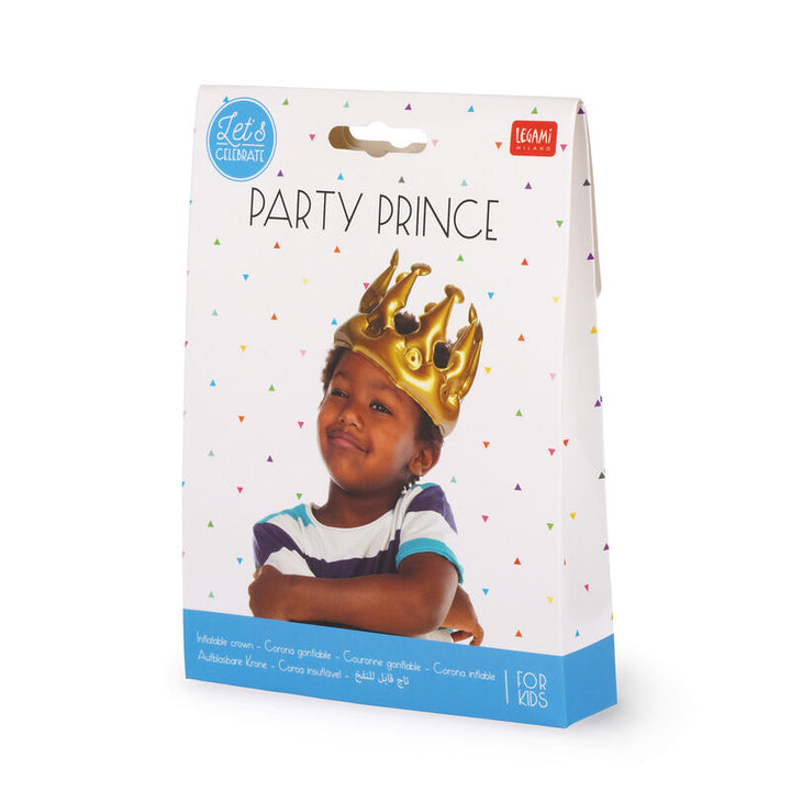 LEGAMI - Children's Party Prince Inflatable Crown