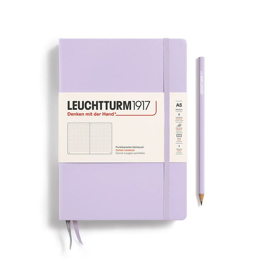 LEUCHTTURM 1917 - A5 Notebook - Medium - Hardcover - Dotted - Lilac