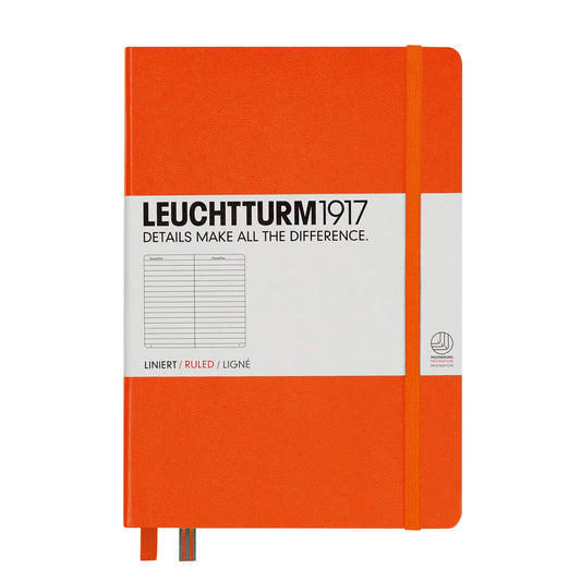 Leuchtturm1917 - A5 Notebook - Medium - Hardcover - Ruled - Orange