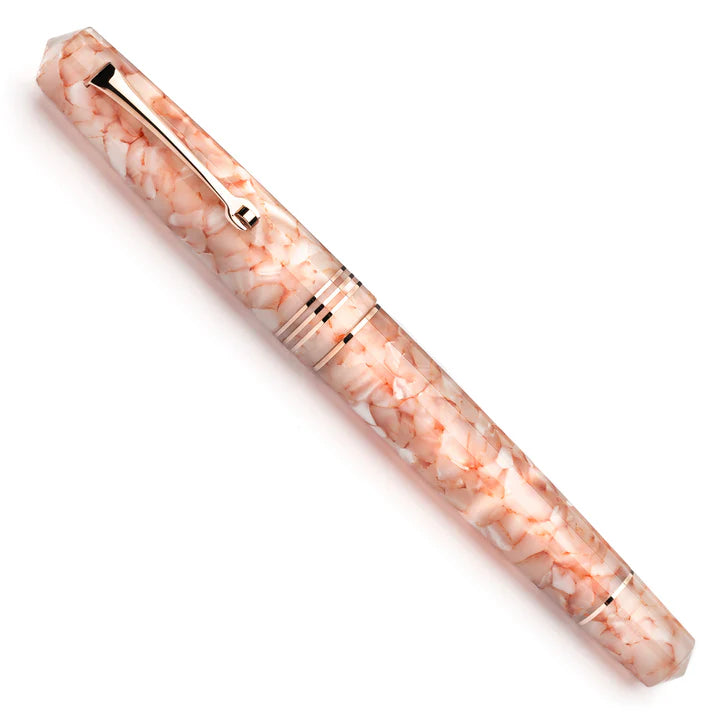 Leonardo Pen - Momento Zero Fountain Pen - Angel Skin (Rose Gold Trim)