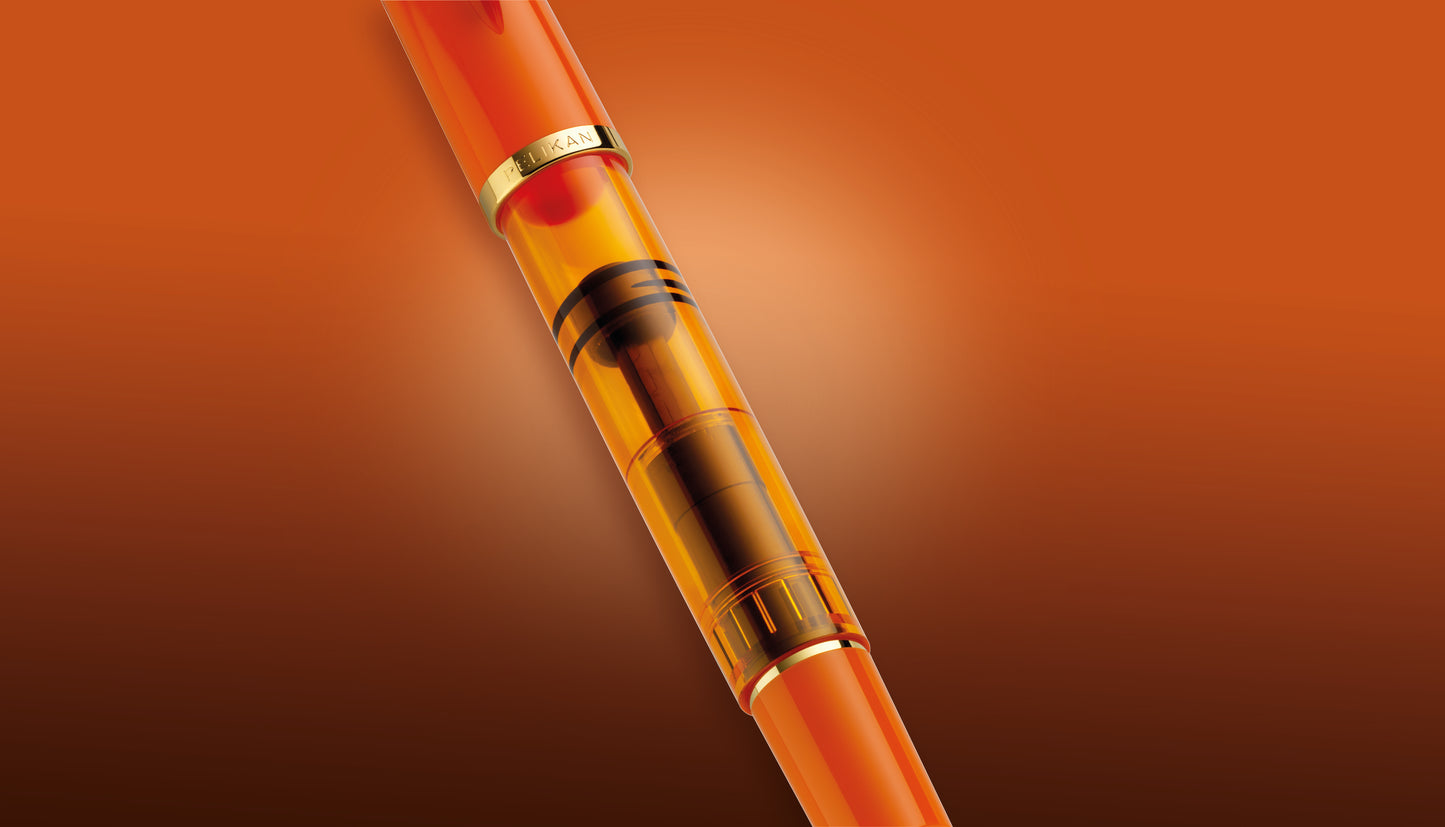 Pelikan M200 Fountain Pen - Orange Delight - Special Edition