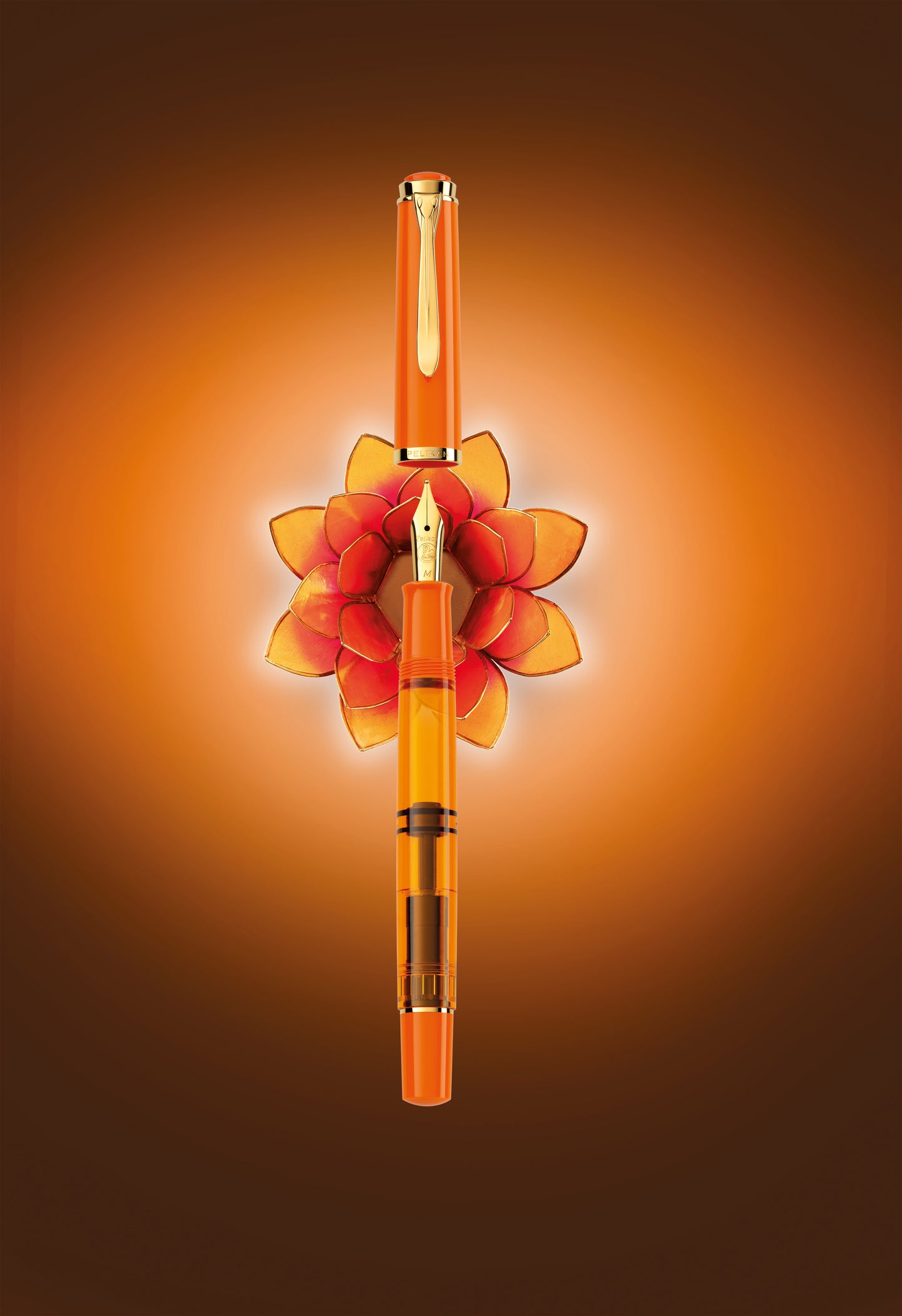 Pelikan M200 Fountain Pen - Orange Delight - Special Edition