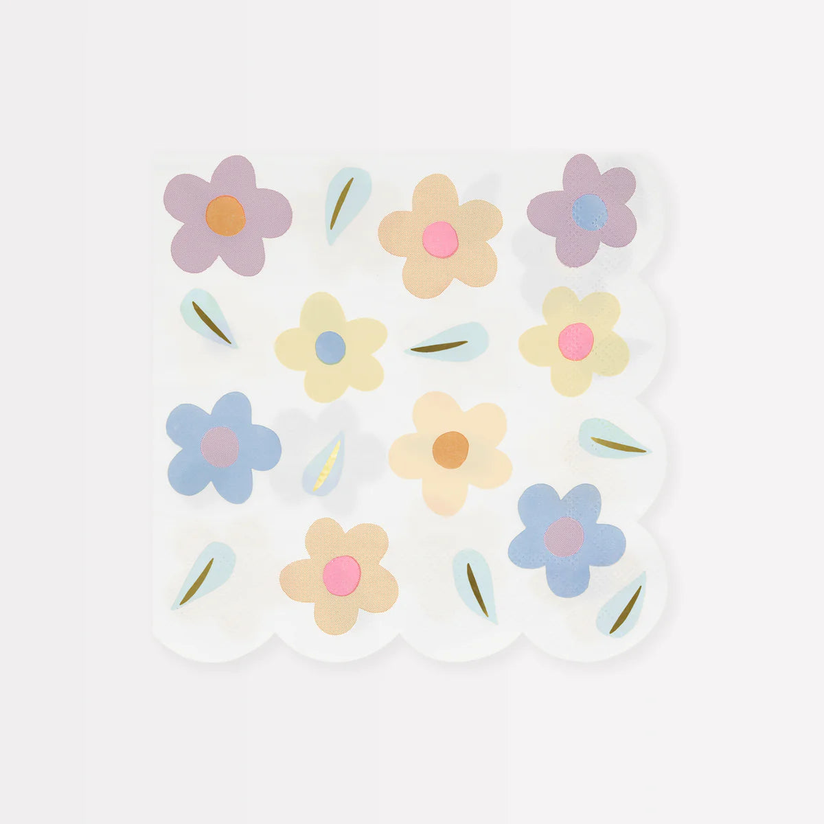 MERI MERI - Happy Flower Large Paper Napkins - Pack of 16