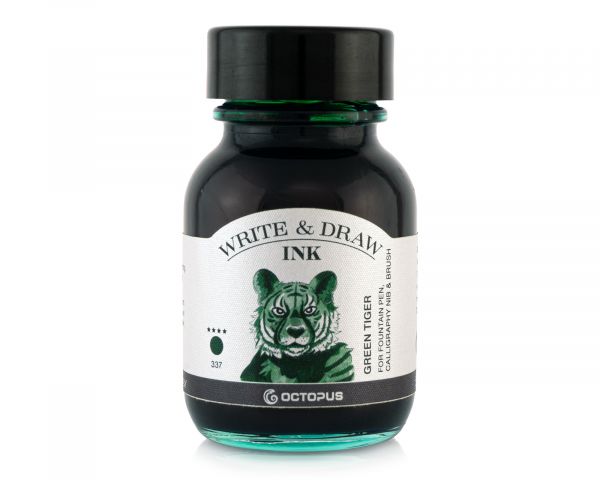 Octopus Fluids - Write & Draw Ink 50ml - 337 Green Tiger