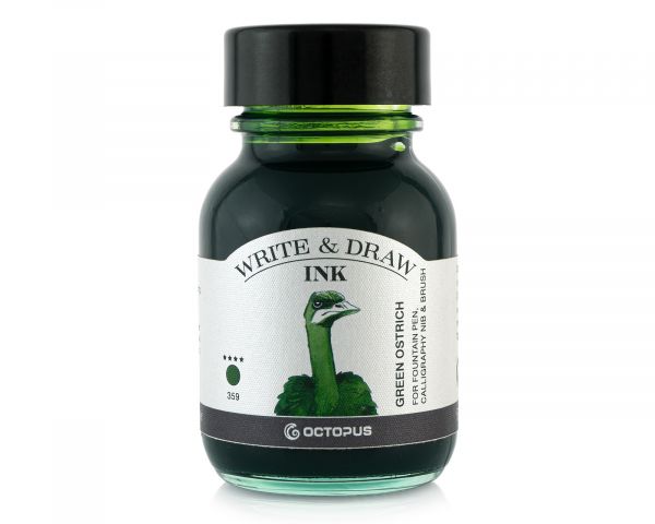 Liquid Writing Ink Octopus Fluids - Write & Draw Ink 50ml - 359 Green Ostrich – Buchan's ...