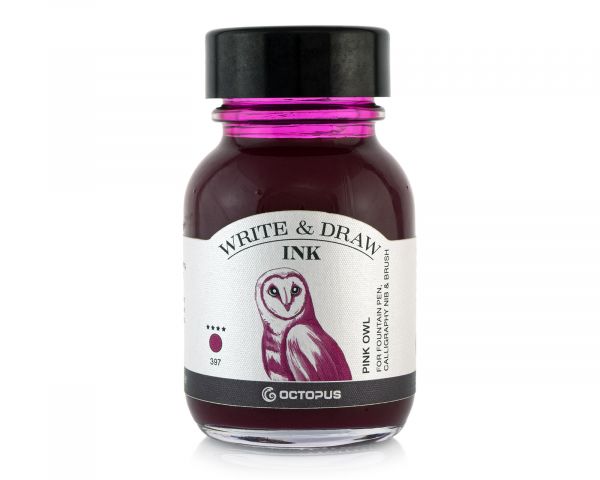 Octopus Fluids - Write & Draw Ink 50ml - 397 Pink Owl