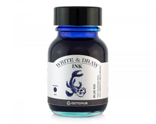 Octopus Fluids - Write & Draw Ink 50ml - 414 Blue Koi