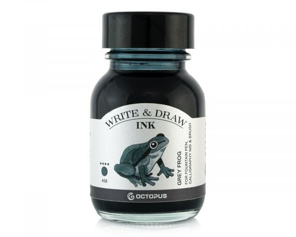 Octopus Fluids - Write & Draw Ink 50ml - 458 Grey Frog