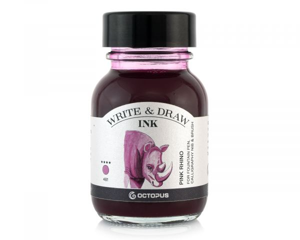 Octopus Fluids - Write & Draw Ink 50ml - 481 Pink Rhino