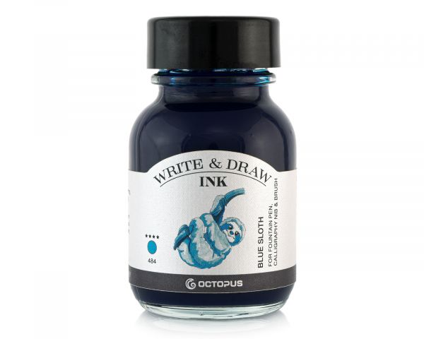 Octopus Fluids - Write & Draw Ink 50ml - 484 Blue Sloth