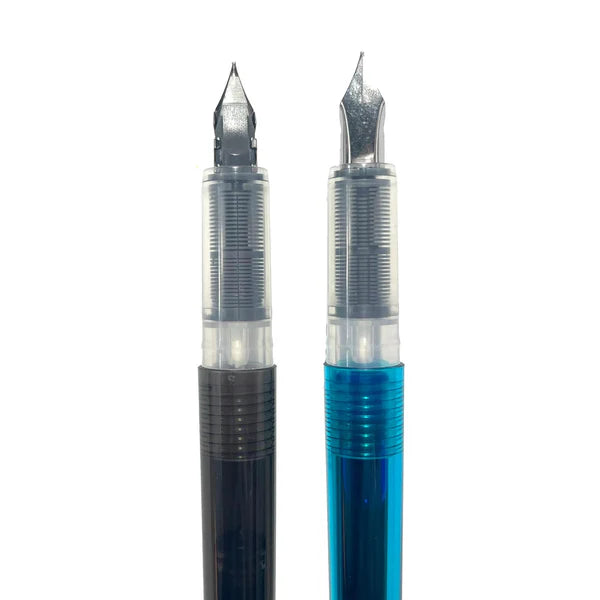 Ooly - Splendid Duo - Fountain Pens Black & Blue Ink - Set of 2 pens/4 Cartridges