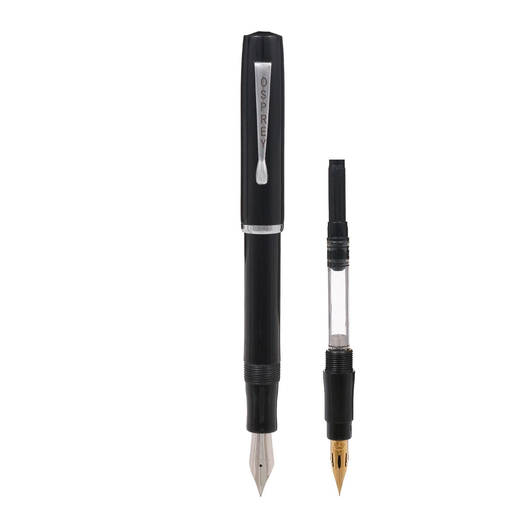 OSPREY PENS - SCHOLAR Fountain Pen "Black" With Standard And Flex Nib Options - Buchan's Kerrisdale Stationery