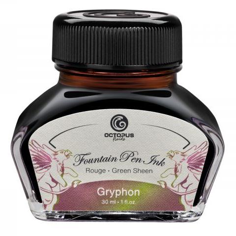 Octopus Fluids - Sheening 30ml Fountain Pen Ink - Gryphon Brown