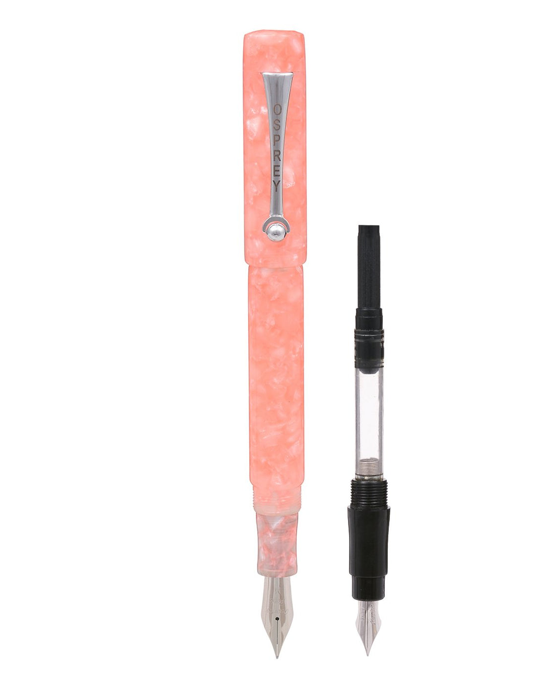 OSPREY PENS - MILANO Fountain Pen "Rose Quartz" With Standard And Flex Nib Options - Buchan's Kerrisdale Stationery
