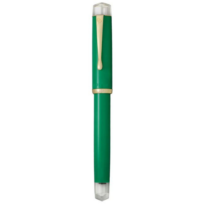 Osprey - Scholar Fountain Pen - Clear End Cap - Rainforest Green (Nib Not Included)