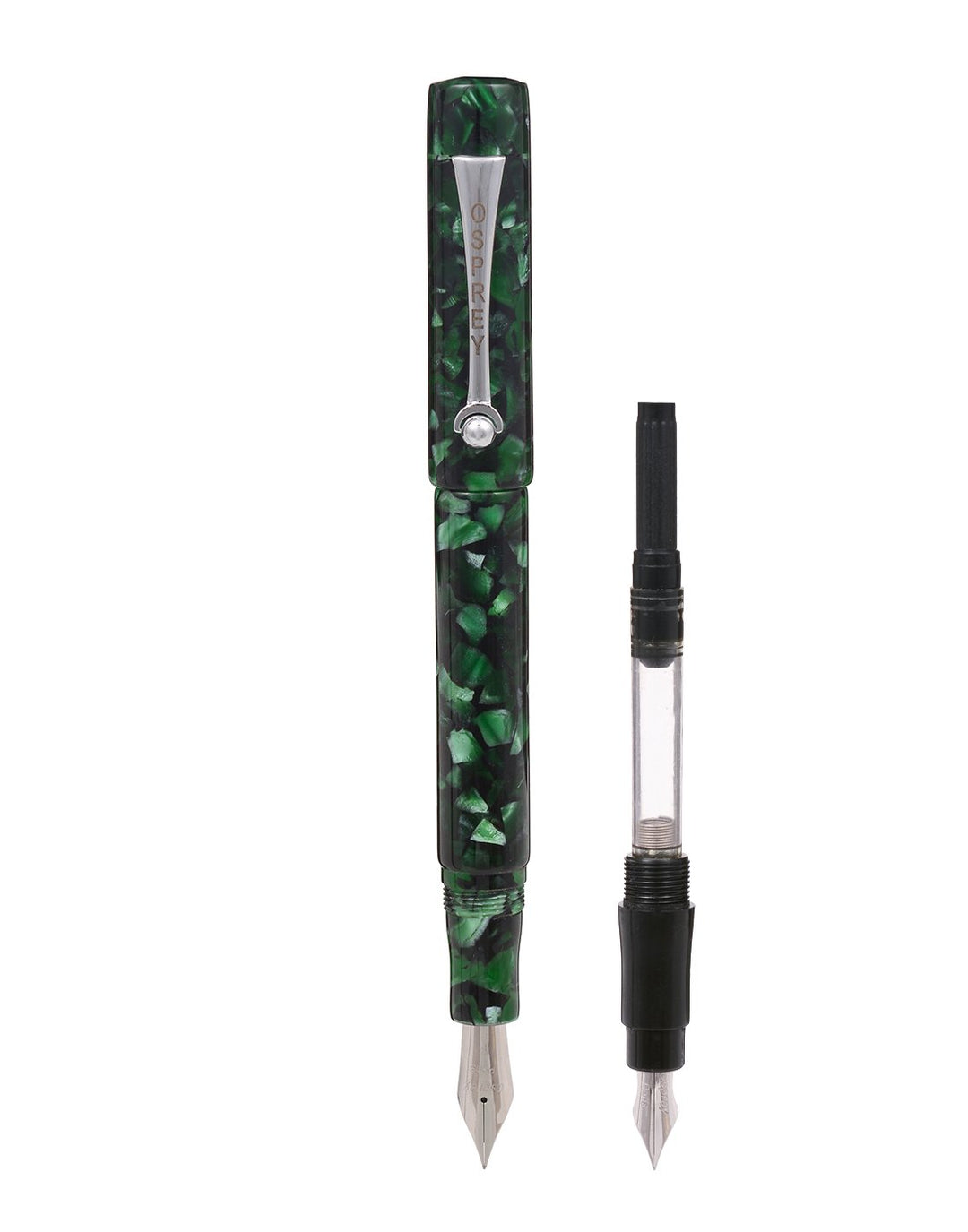 OSPREY PENS - MILANO Fountain Pen "Serendip Emerald" with Standard and Flex Nib Options - Buchan's Kerrisdale Stationery