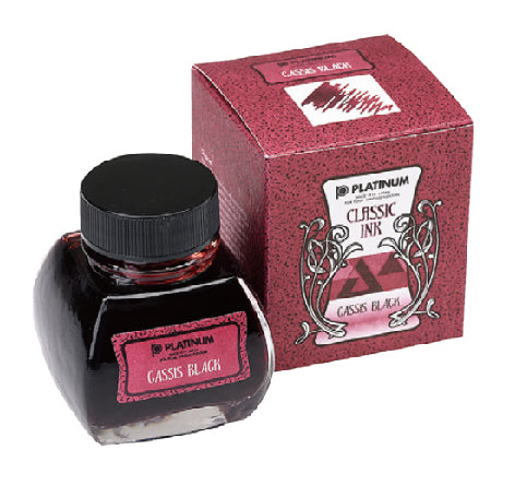 PLATINUM - 60ml Bottle Classic Ink - #15 Cassis Black