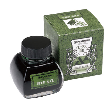 PLATINUM - 60ml Bottle Classic Ink - #44 Forest Black