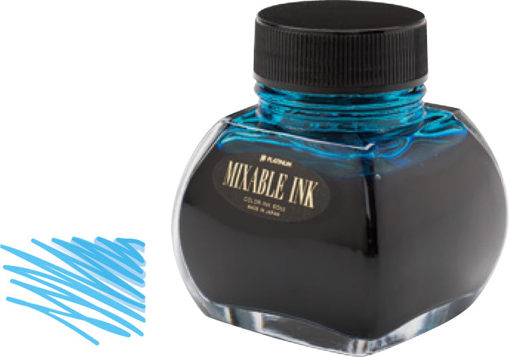 PLATINUM - 60ml Bottle Mixable Ink - Aqua Blue
