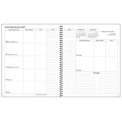 POLESTAR - FAMILY CALENDAR PLANNER - 2025