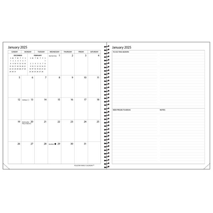 POLESTAR - FAMILY CALENDAR PLANNER - 2025