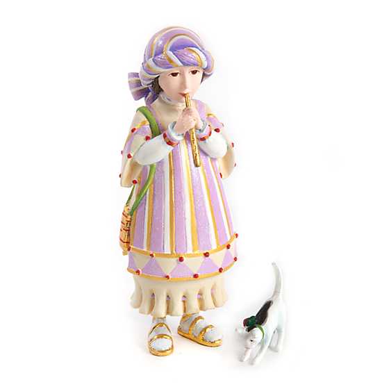 Patience Brewster Nativity Piping Girl with Kitten Figures (Set of 2)