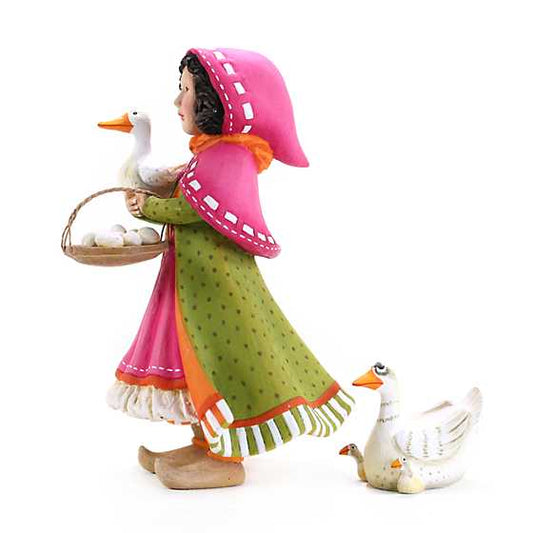 Patience Brewster - Nativity Girl With Duck Figures (Set of 2)