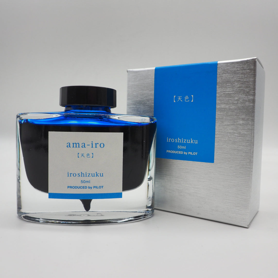 Pilot Ink Iroshizuku Bottled Ink 50ml - Shades of Blue - Ama Iro