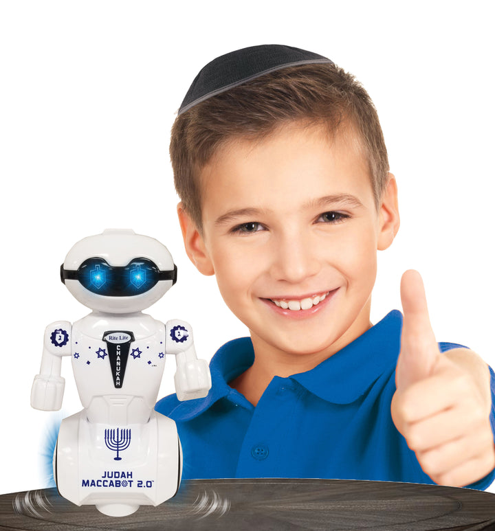 Rite Lite - Judah Maccabot 2.0 Chanukah Robot,Plays 3Chanukah songs