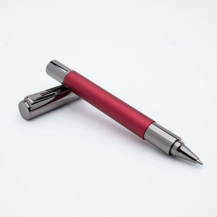 MONTEVERDE: RITMA MAGNETIC CLIP - ROLLERBALL PEN - RED