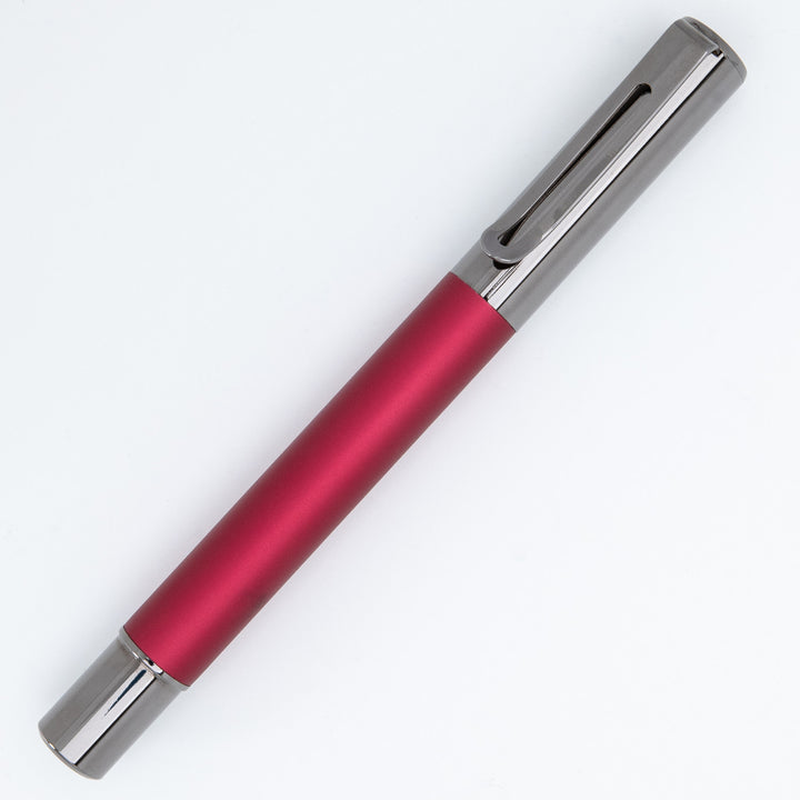 MONTEVERDE: RITMA MAGNETIC CLIP - ROLLERBALL PEN - RED