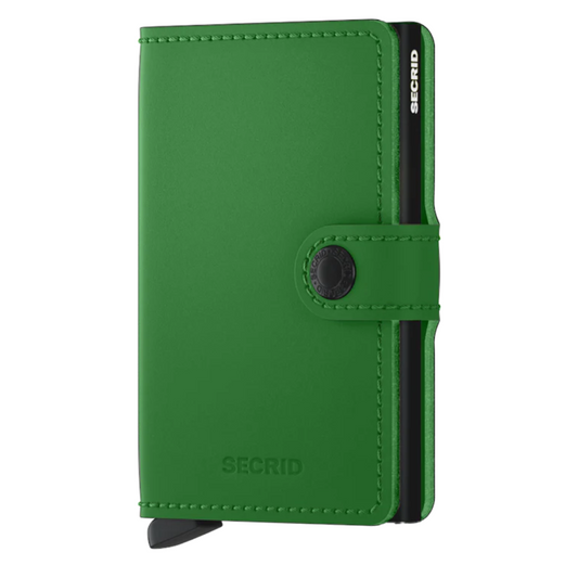 SECRID - MINIWALLET MATTE - BRIGHT GREEN