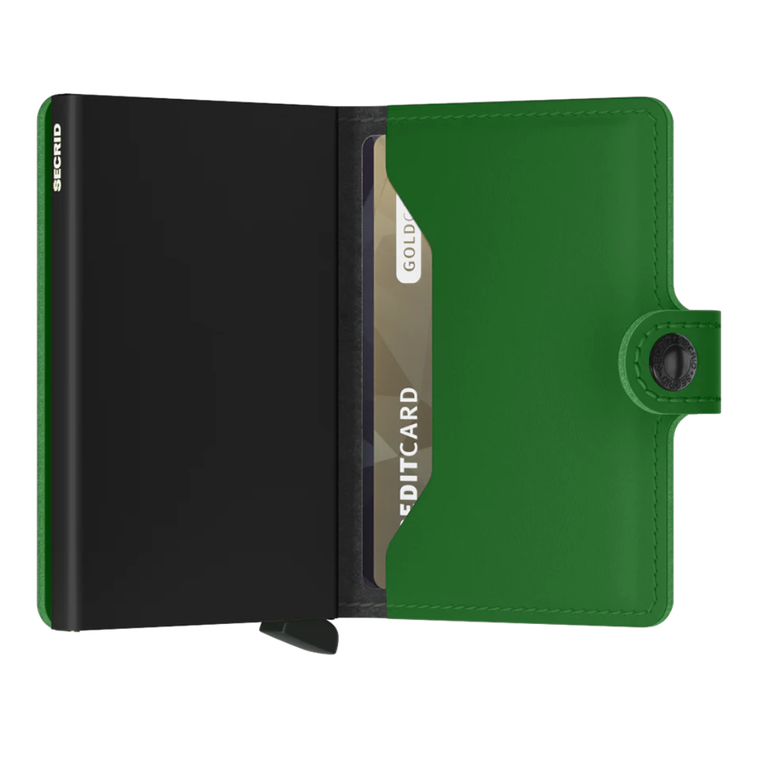 SECRID - MINIWALLET MATTE - BRIGHT GREEN