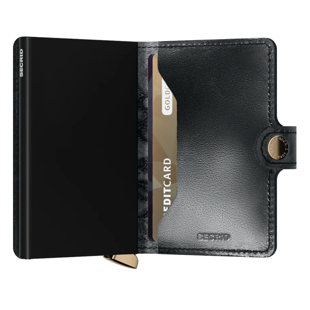 SECRID - Premium Miniwallet - Stitch Floral Black