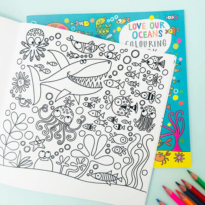 Rachel Ellen Designs - Colouring Book - Love Our Oceans