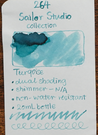 SAILOR - Ink Studio 20mL Bottle Ink  - Part I (#023 ~ #530) - Buchan's Kerrisdale Stationery